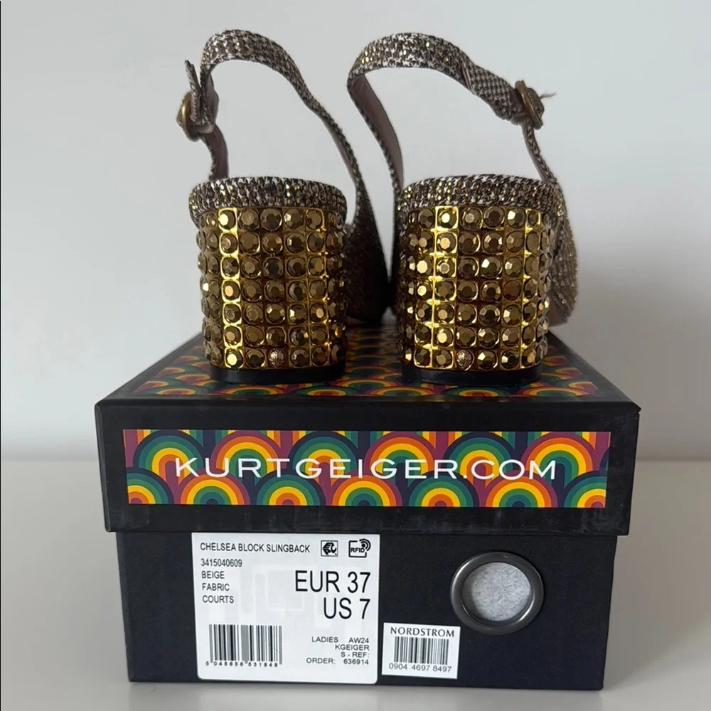 Kurt Geiger Chelsea Slingback. Great condition. Worn only once. Size 7 - Picture 7 of 7